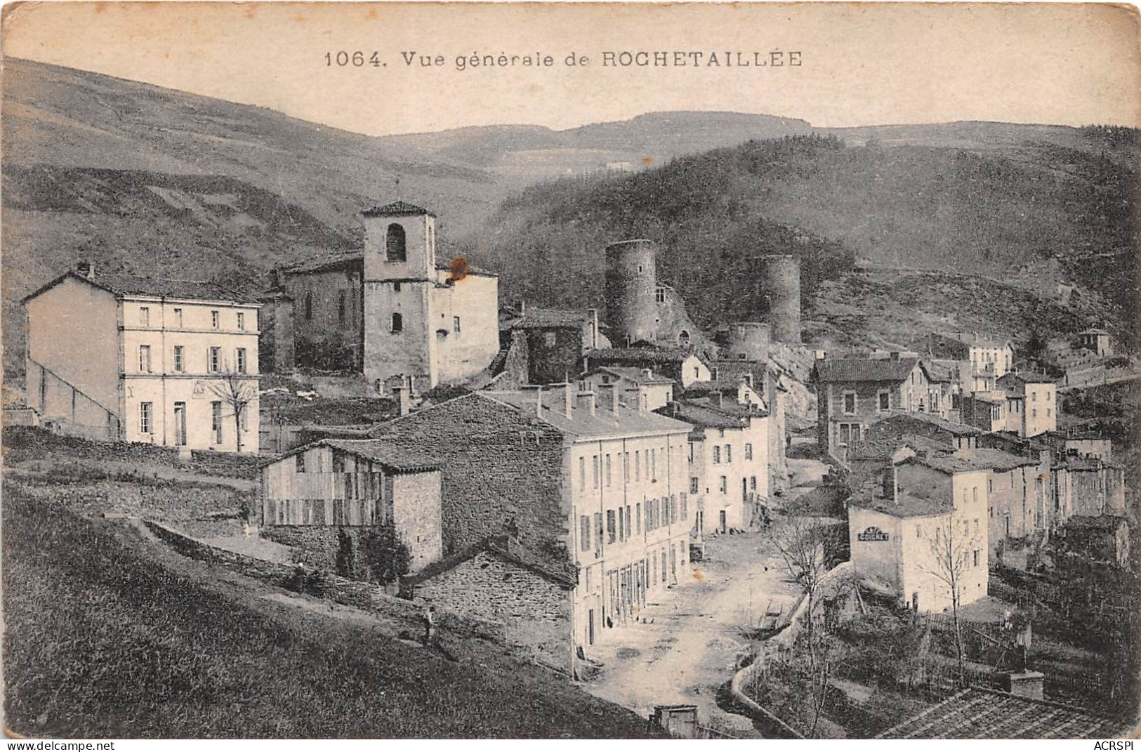 Vue Generale ROCHETAILLE 30(scan Recto-verso) MA169 - Rochetaillee