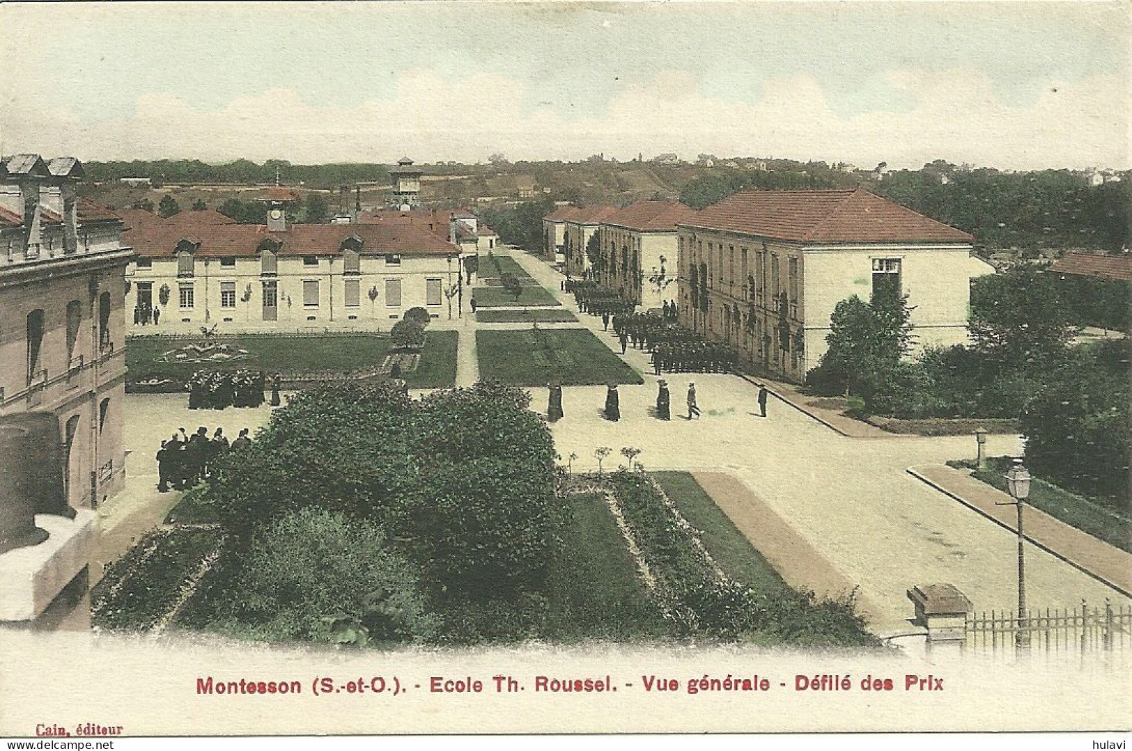 78  MONTESSON - ECOLE TH. ROUSSEL - VUE GENERALE - DEFILE DES PRIX (ref 1164) - Montesson