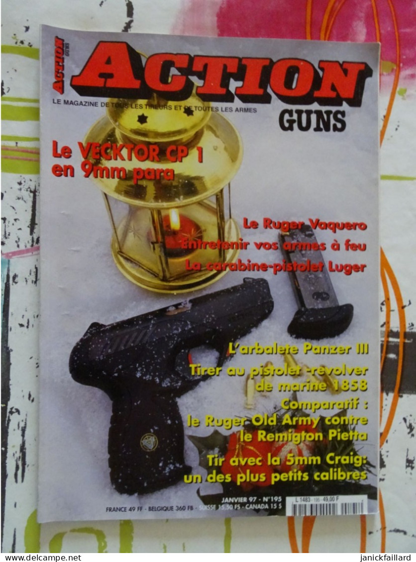 Revue Armes - Action Guns N 195 ( Sommaire Sur Photo 2 ) - Weapons