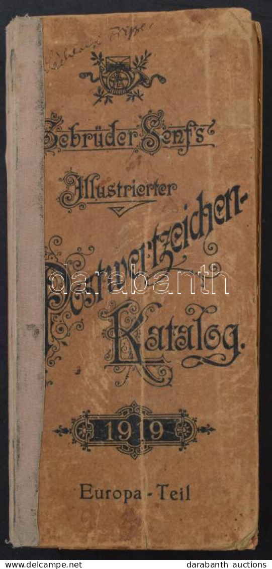 Gebrüder Genfs Illustrieter Postwertzeichen Katalog 1919 Europa - Teil - Autres & Non Classés