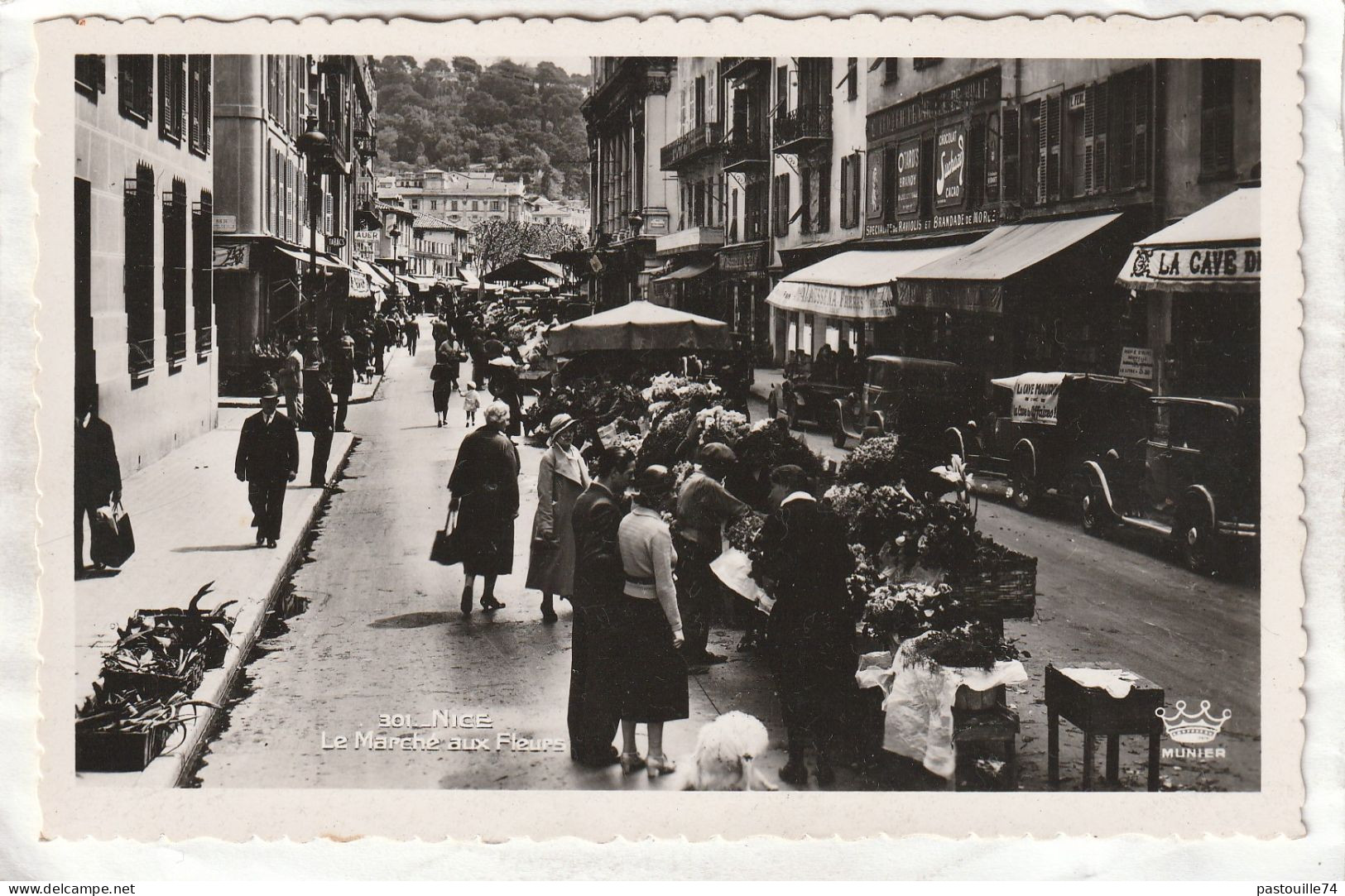 CPSM :  14 X 9  -  NICE  -  Le  Marché  Aux  Fleurs - Markten, Feesten