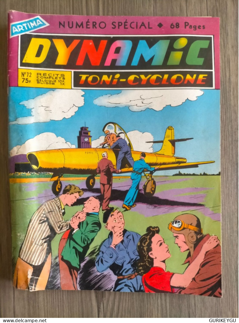 Bd DYNAMIC N° 72 ARTIMA Numéro Spécial TONI CYCLONE  1958 - Arédit & Artima