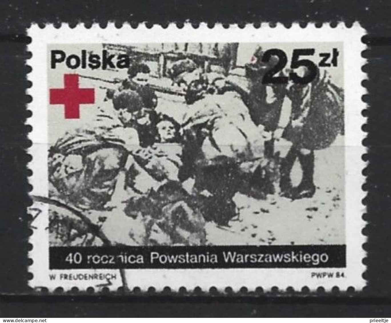 Poland 1984  40th Anniv. Of The Warsaw Uprising   Y.T. 2745 (0) - Oblitérés