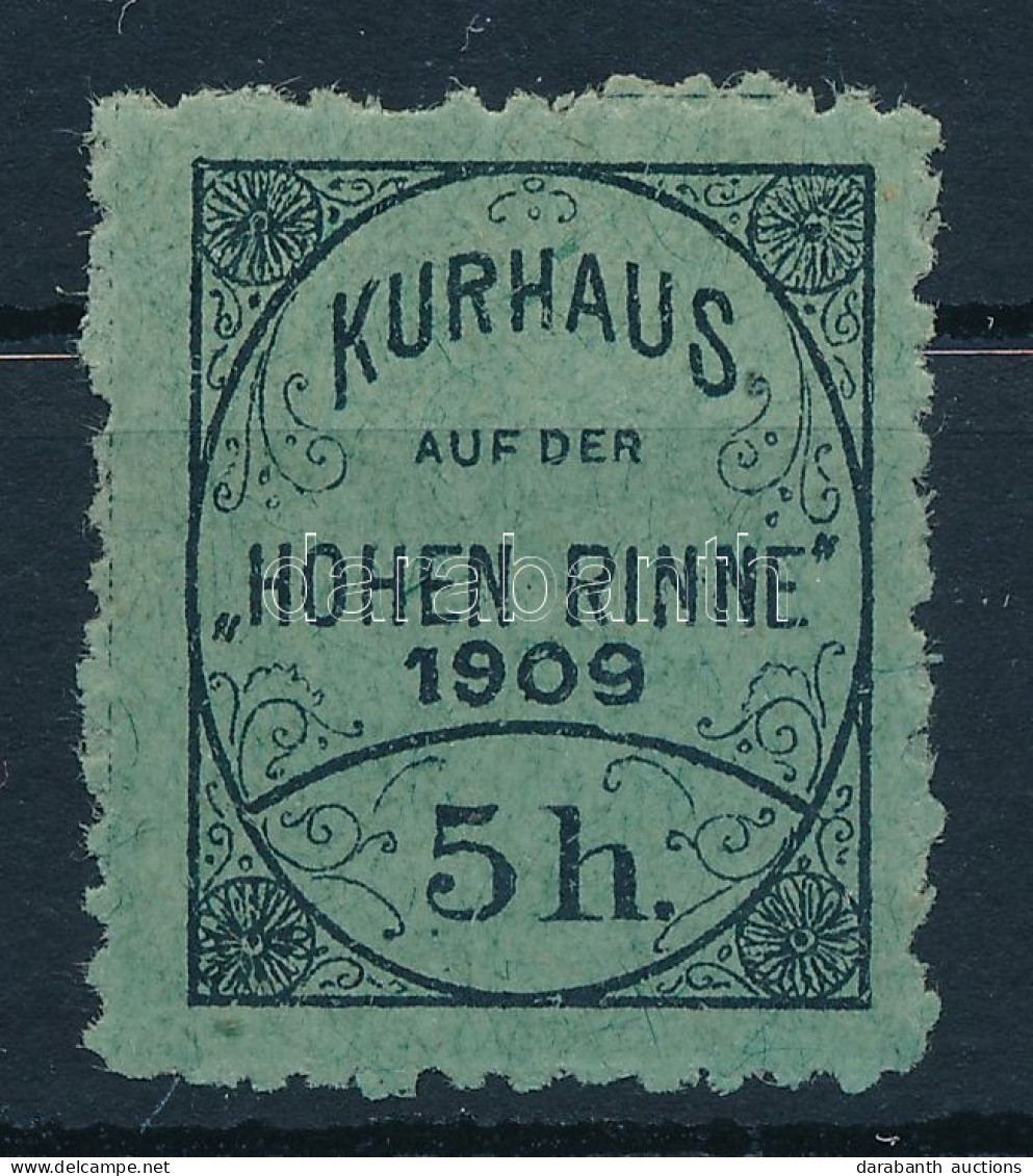 ** 1909 Hotelposta Hohen Rinne 5f - Autres & Non Classés