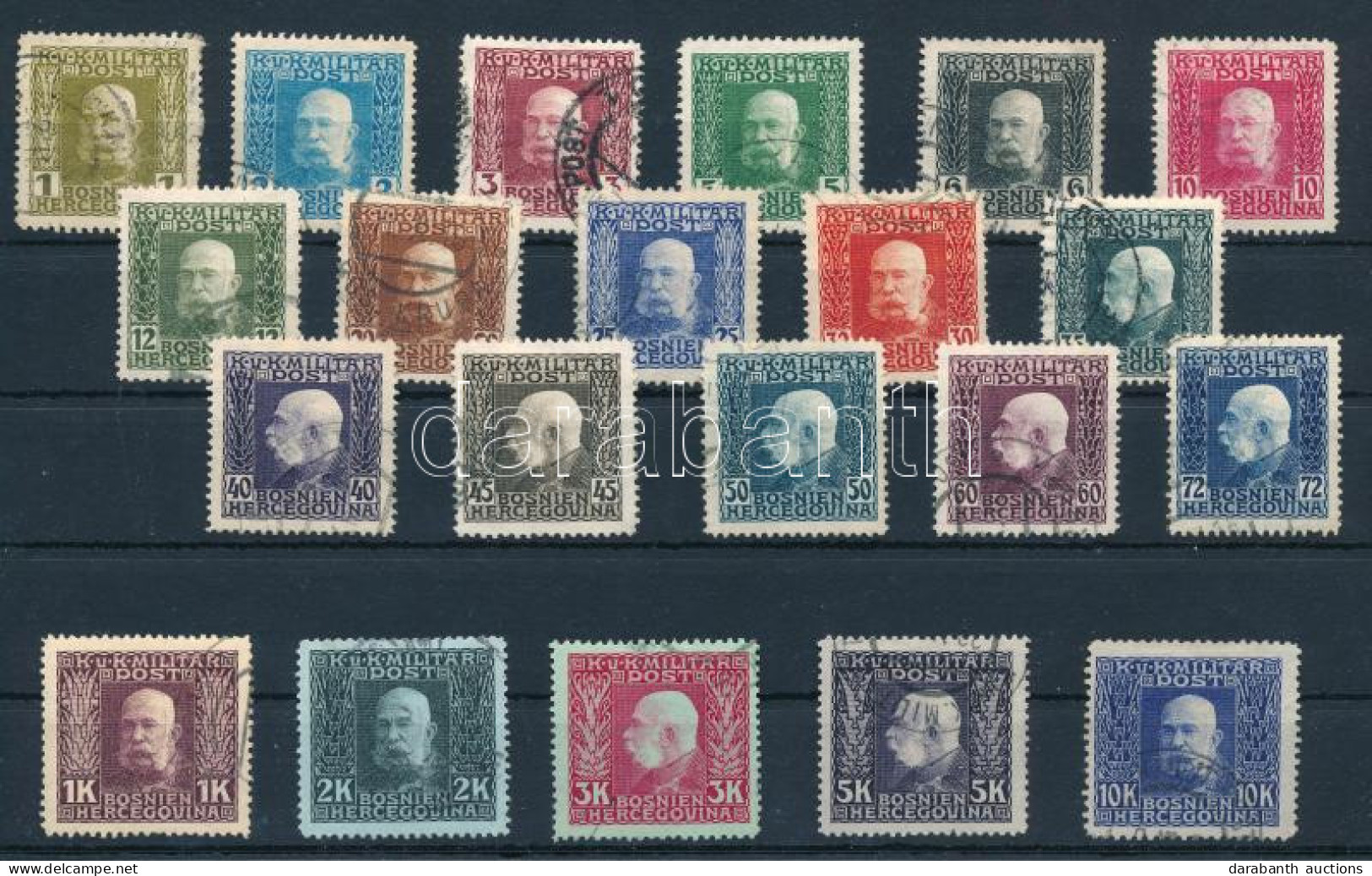 O 1912 Teljes Sor / Complete Set - Other & Unclassified