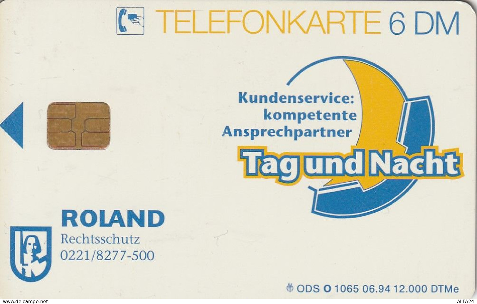 PHONE CARD GERMANIA SERIE O TIR 12000 (E72.48.1 - O-Reeksen : Klantenreeksen