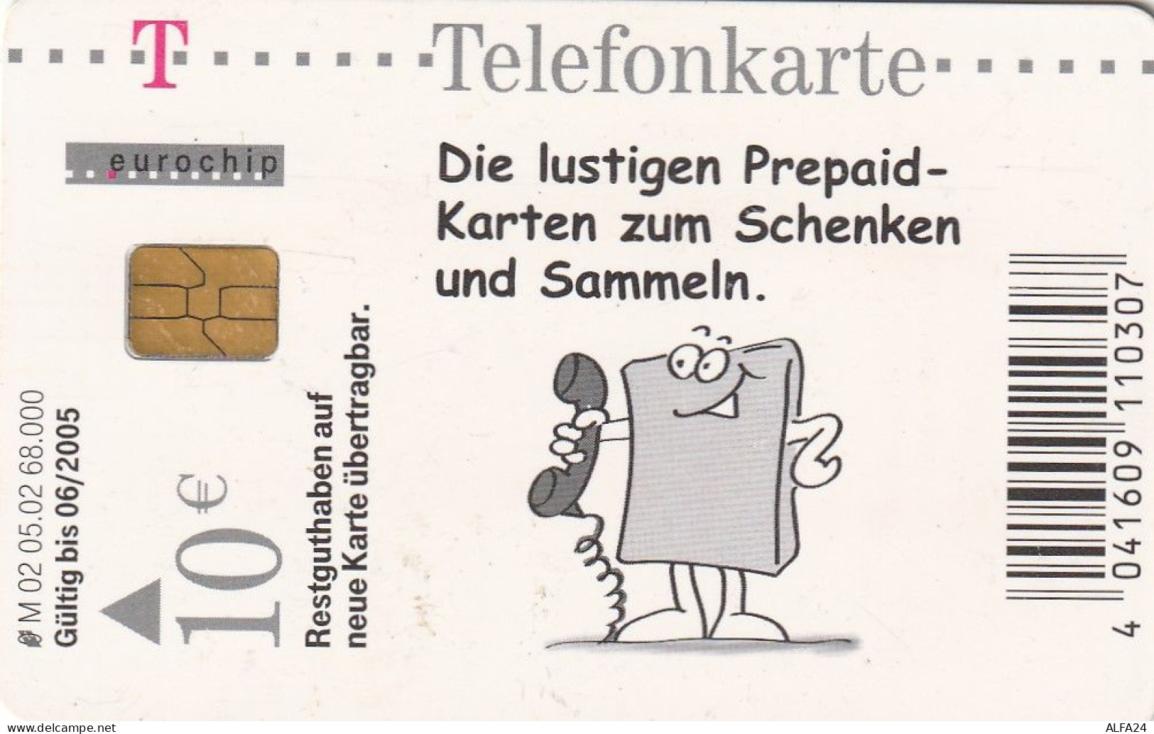 PHONE CARD GERMANIA SERIE M TIR 68000 (E72.50.6 - M-Series : Merchandising