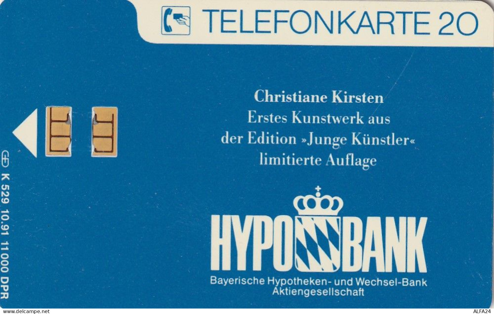 PHONE CARD GERMANIA SERIE K TIR 11000 (E72.46.2 - K-Series : Série Clients