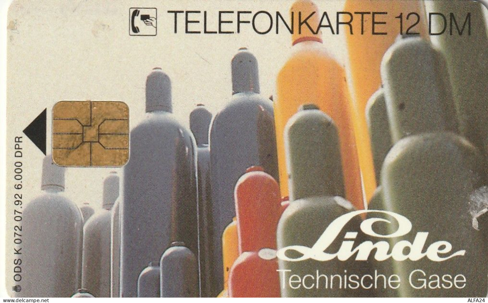 PHONE CARD GERMANIA SERIE K TIR 6000 (E72.40.6 - K-Series : Customers Sets