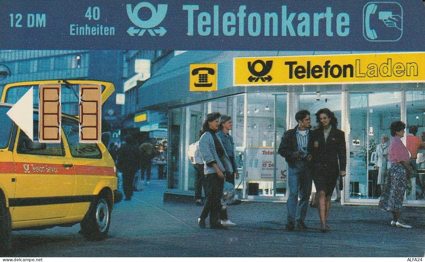 PHONE CARD GERMANIA SERIE P TIR 300000 (E72.40.8 - P & PD-Serie : Sportello Della D. Telekom