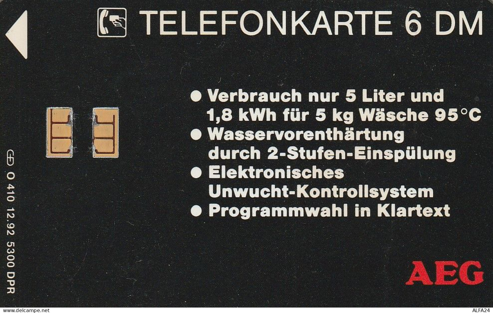 PHONE CARD GERMANIA SERIE O TIR 5300 (E72.46.4 - O-Serie : Serie Clienti Esclusi Dal Servizio Delle Collezioni