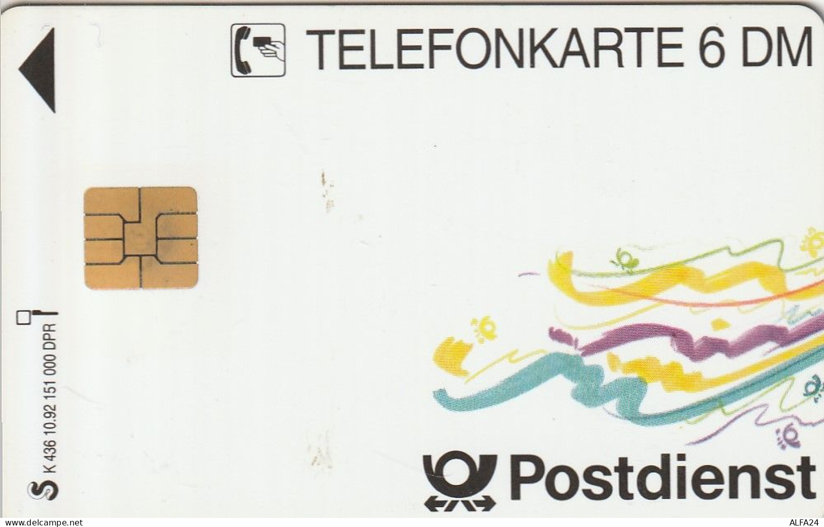 PHONE CARD GERMANIA SERIE K TIR 151000 (E72.36.2 - K-Serie : Serie Clienti