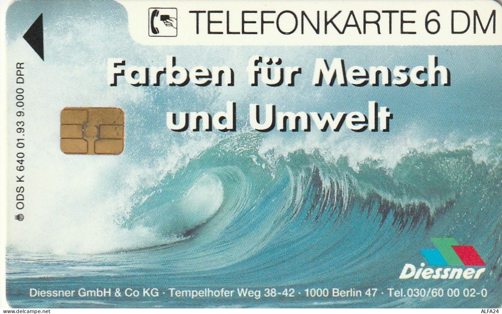 PHONE CARD GERMANIA SERIE K TIR 9000 (E72.28.7 - K-Series : Serie Clientes