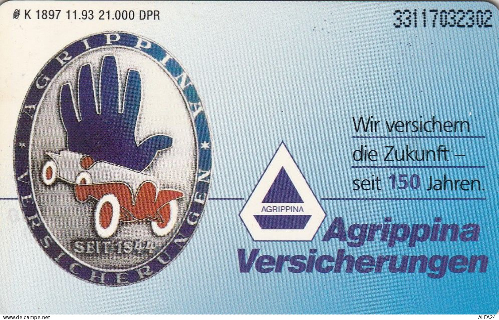 PHONE CARD GERMANIA SERIE K TIR 21000 (E72.18.5 - K-Serie : Serie Clienti