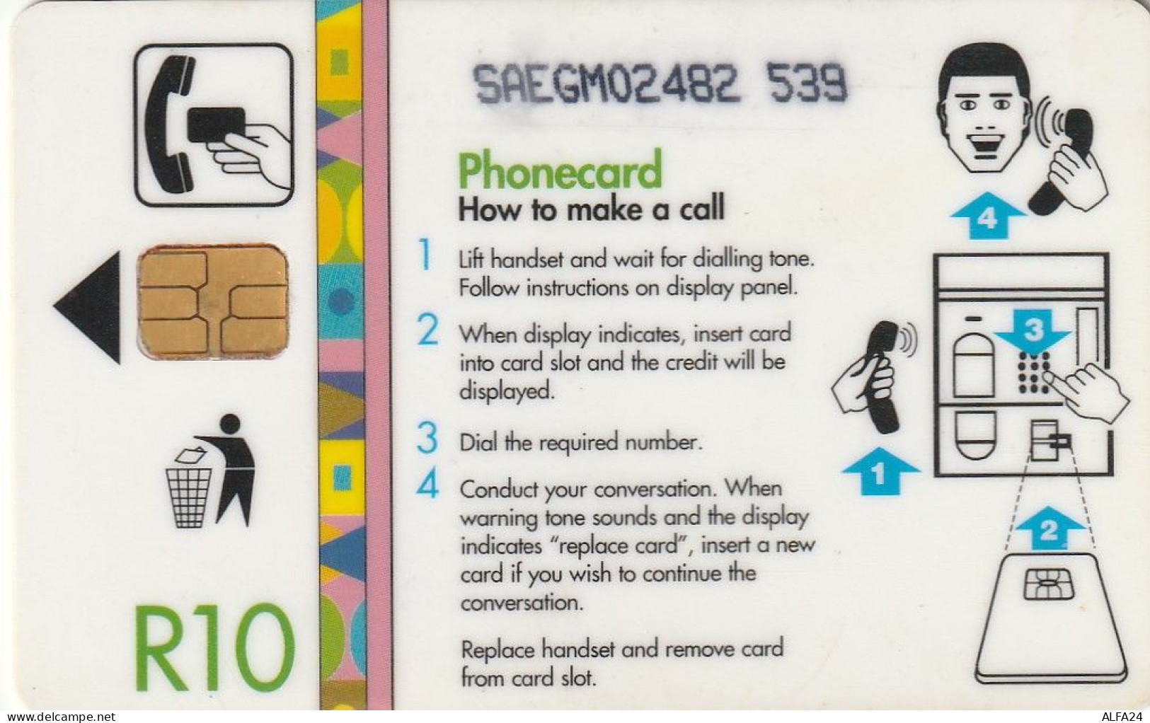 PHONE CARD SUDAFRICA  (E71.12.1 - Sudafrica
