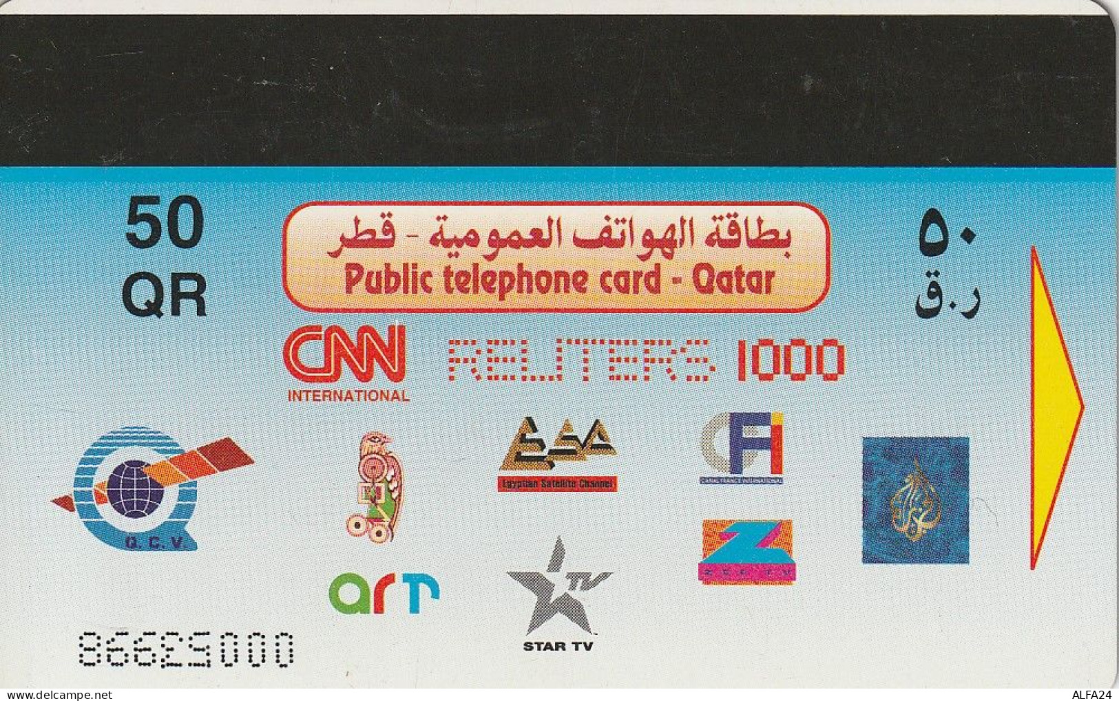 PHONE CARD QATAR  (E66.3.8 - Qatar