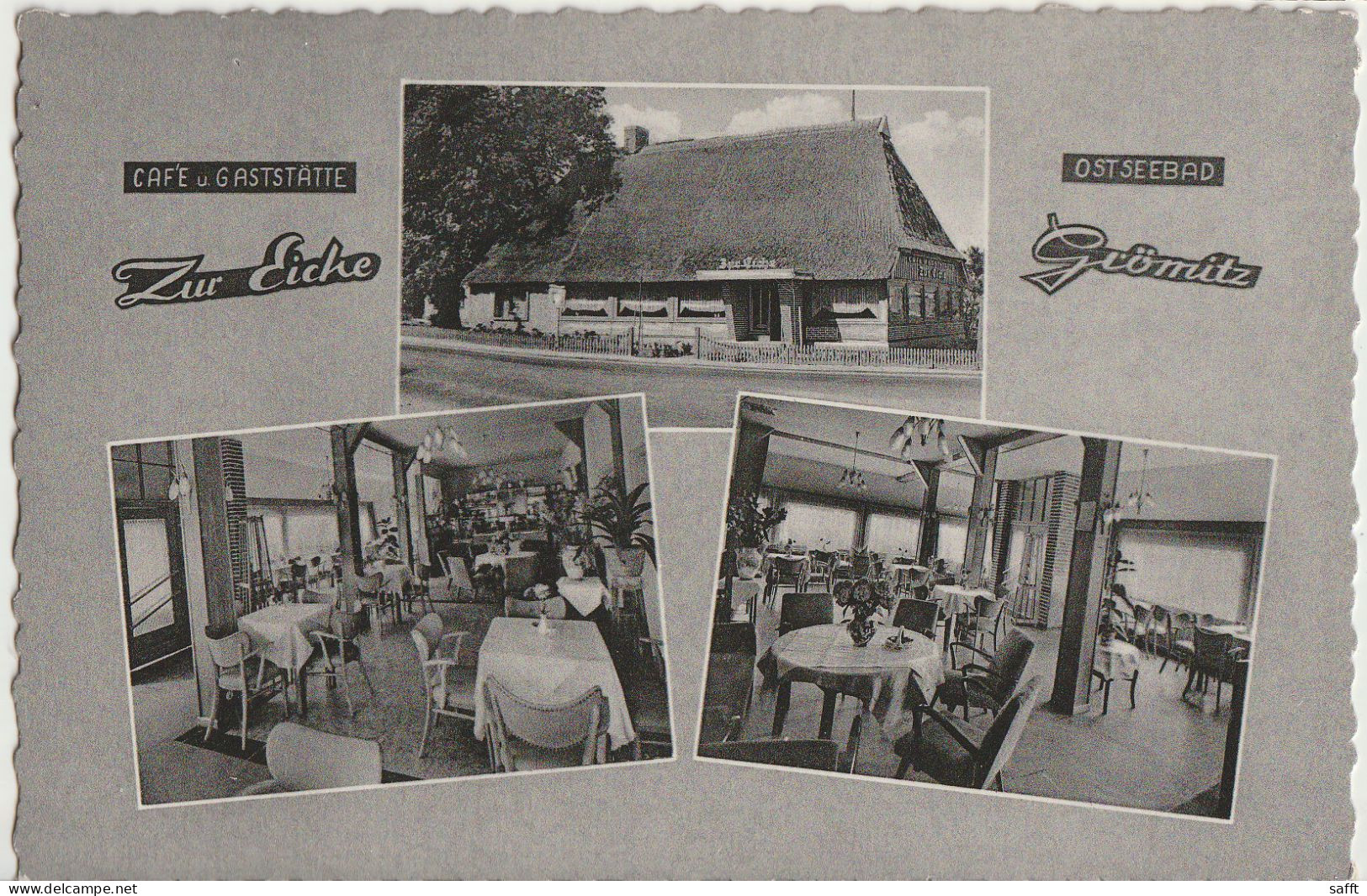 AK Grömitz, Café Und Gaststätte Zur Eiche Um 1960 - Grömitz