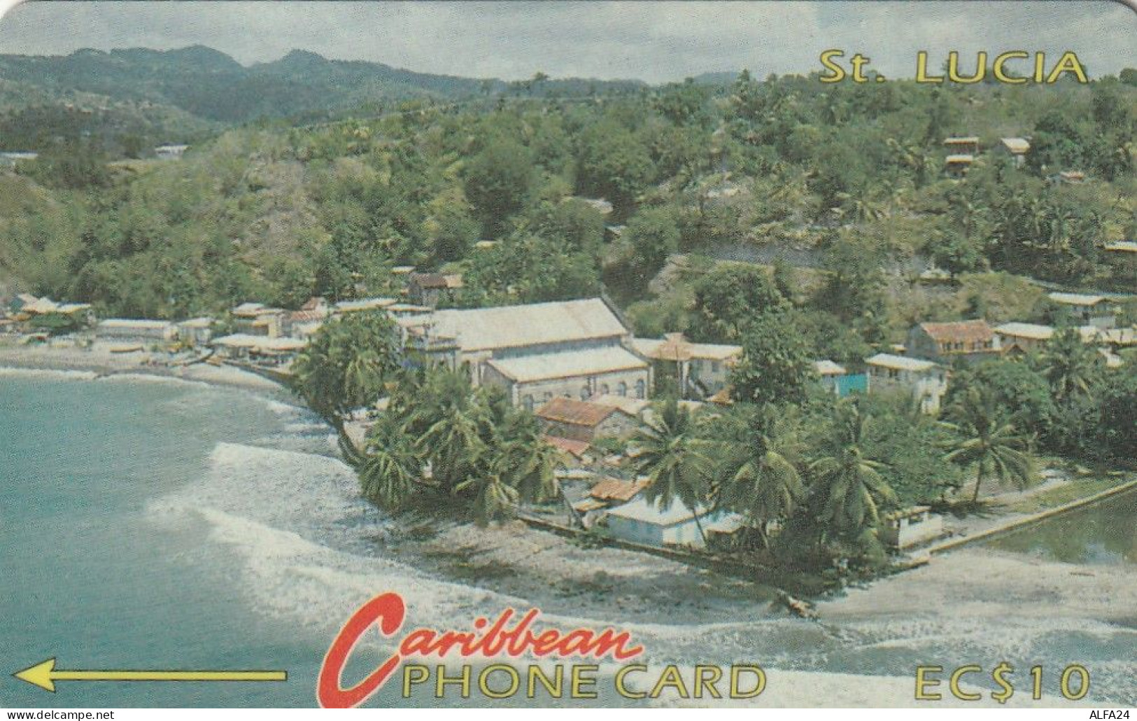 PHONE CARD ST LUCIA  (E64.8.5 - Santa Lucía