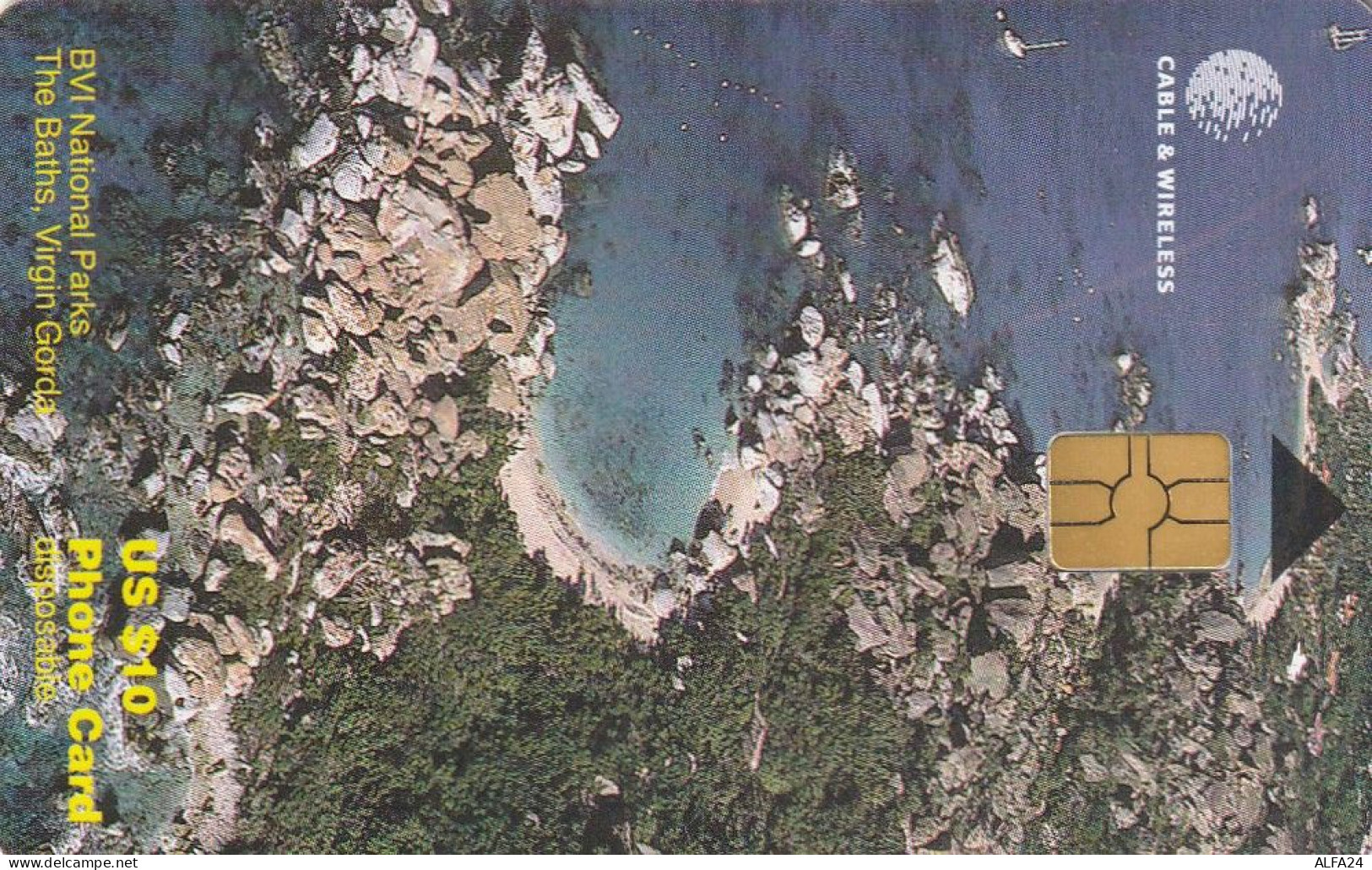 PHONE CARD BRITISH VIRGIN ISLAND  (E63.70.7 - Isole Vergini