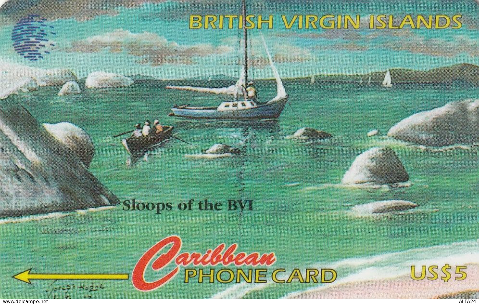 PHONE CARD BRITISH VIRGIN ISLAND  (E63.70.3 - Virgin Islands