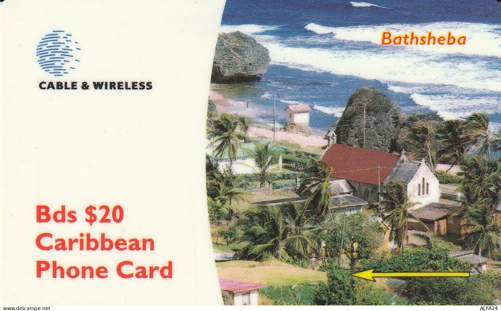 PHONE CARD BARBADOS  (E63.69.7 - Barbados (Barbuda)