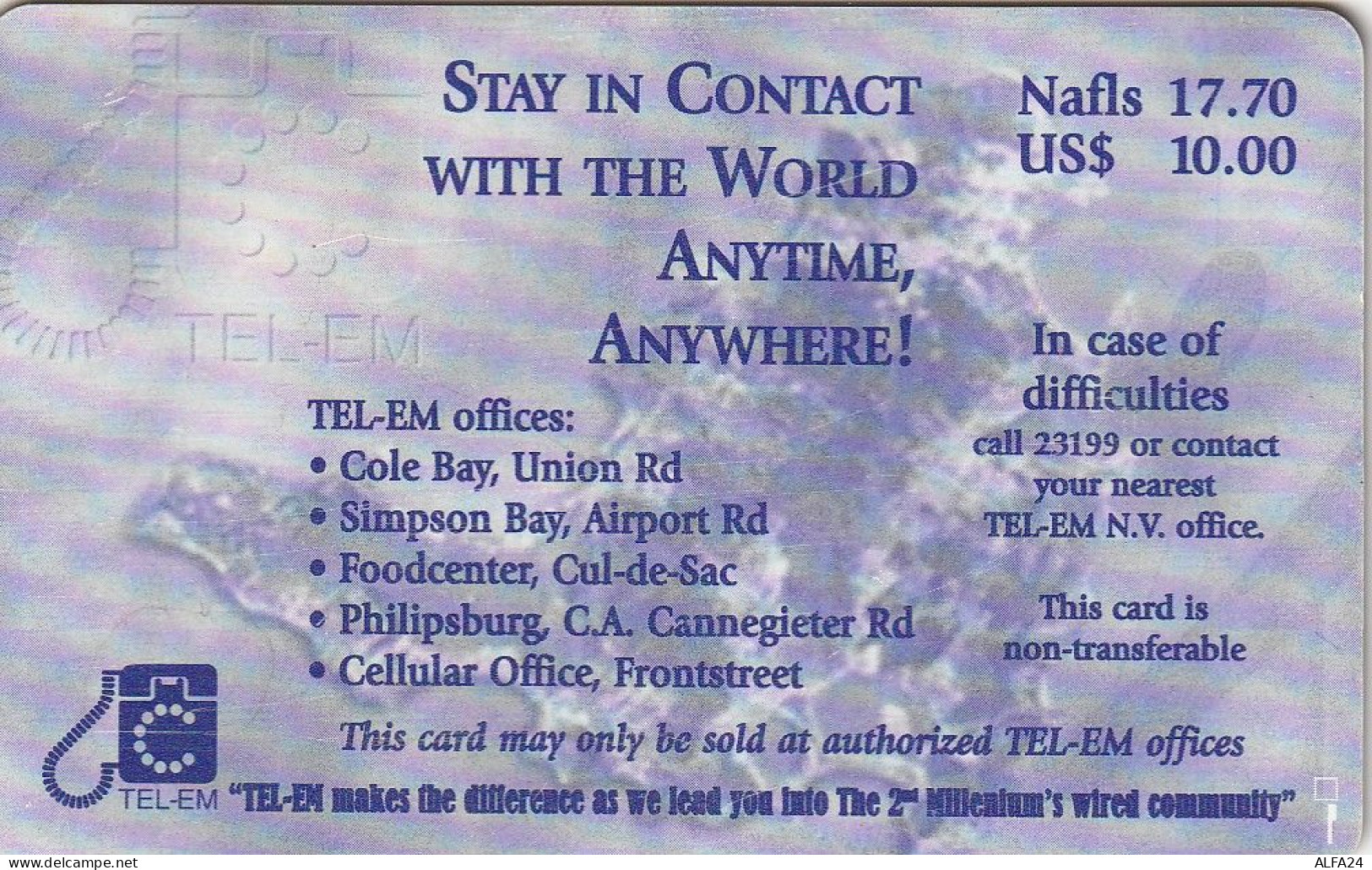 PHONE CARD ANTILLE OLANDESI  (E63.68.4 - Antilles (Neérlandaises)