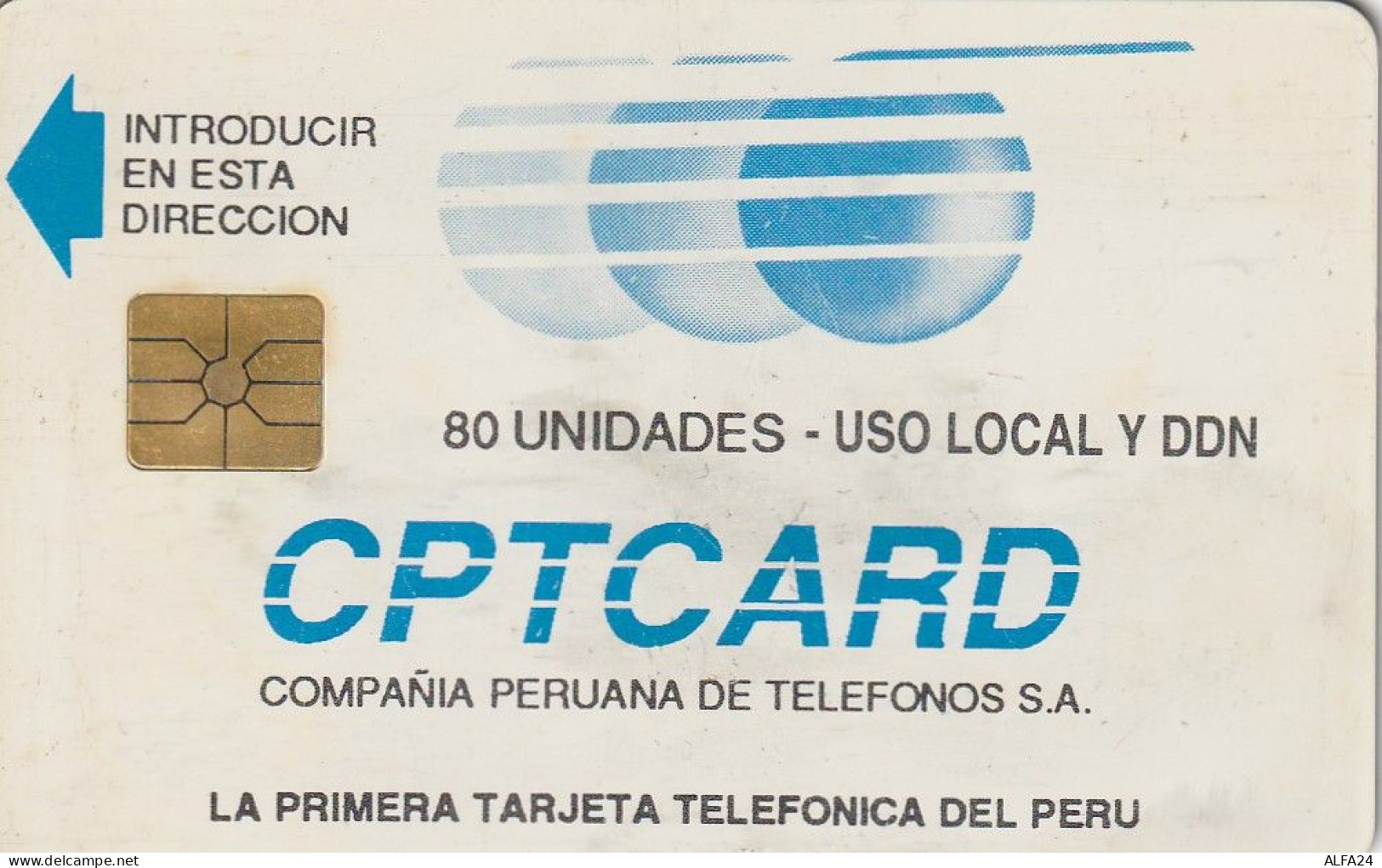 PHONE CARD PERU CPTCARD 80 (E63.54.3 - Perù