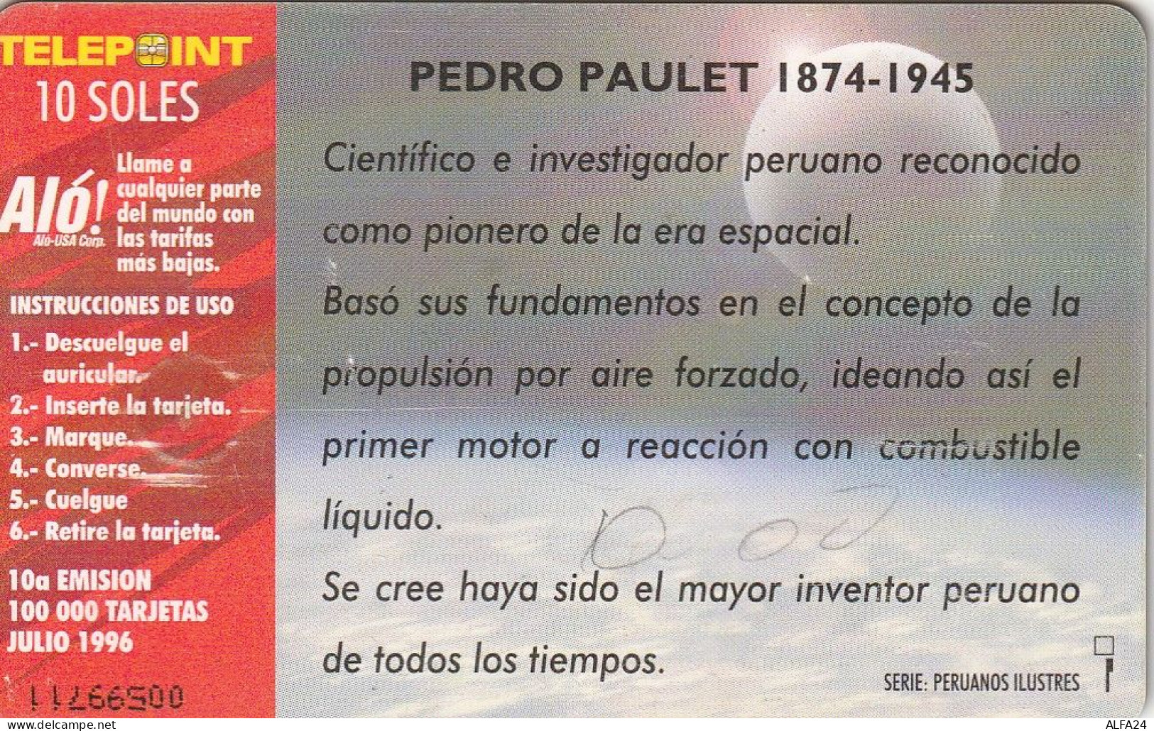 PHONE CARD PERU  (E63.53.8 - Perù
