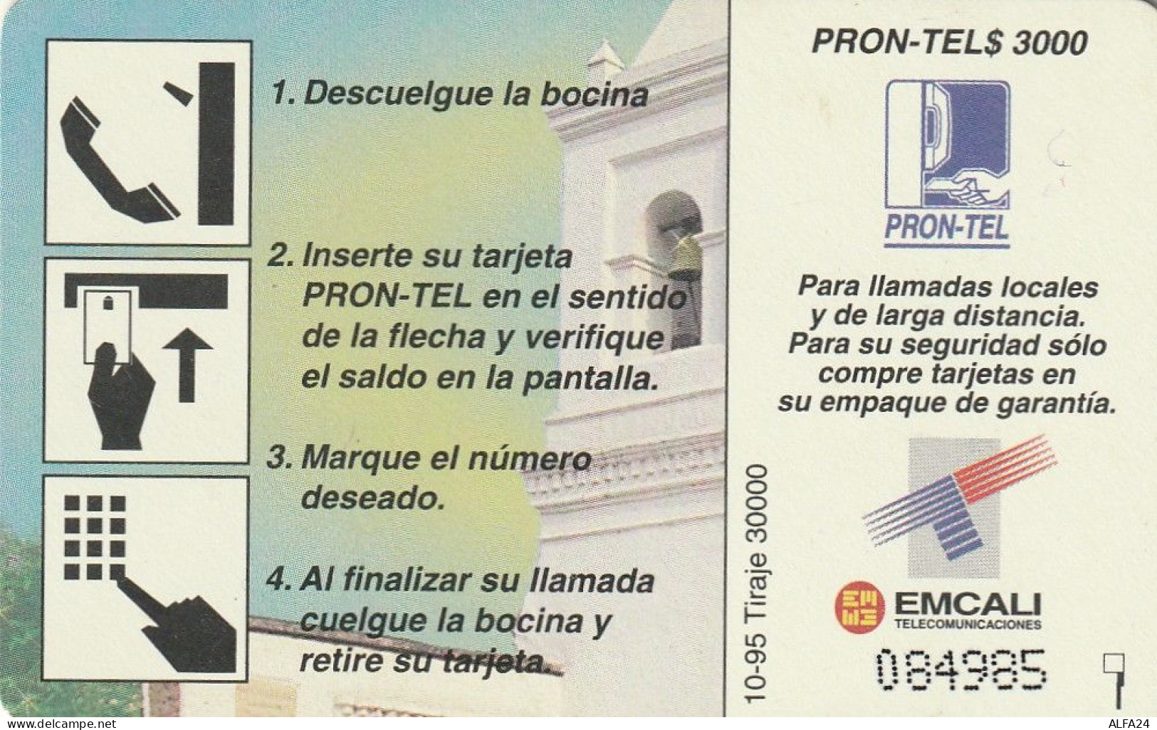 PHONE CARD COLOMBIA  (E63.23.3 - Kolumbien