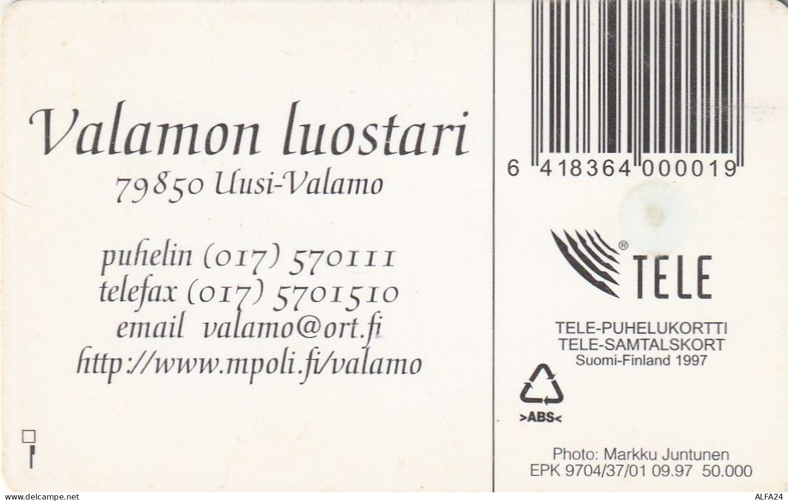 PHONE CARD FINLANDIA  (E63.19.6 - Finnland