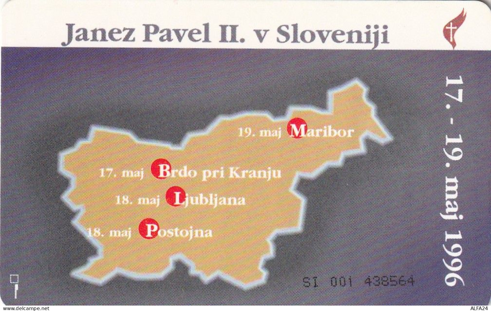 PHONE CARD SLOVENIA PAPA (E62.5.6 - Slovenia