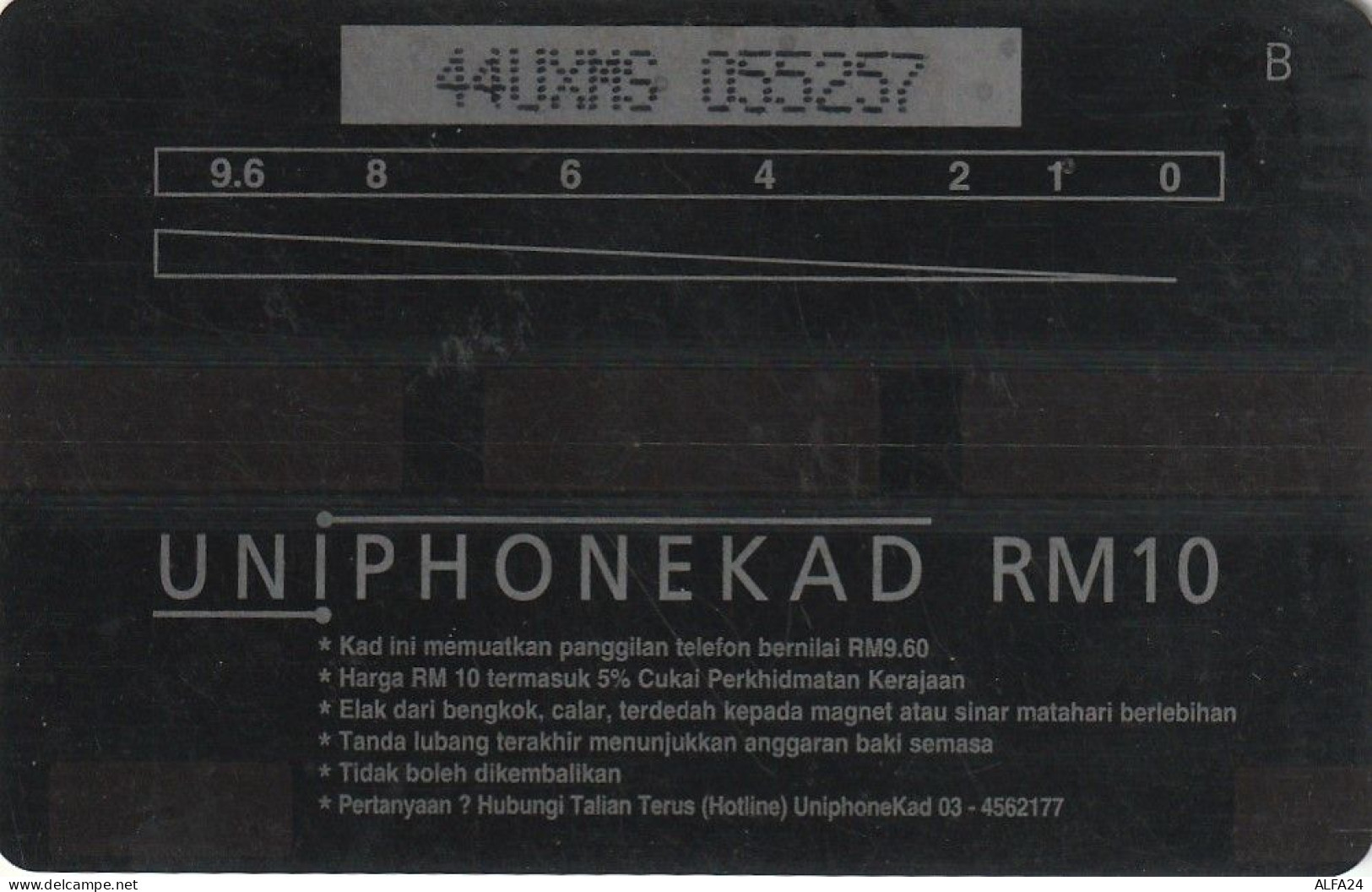 PHONE CARD MALESIA  (E61.9.4 - Maleisië