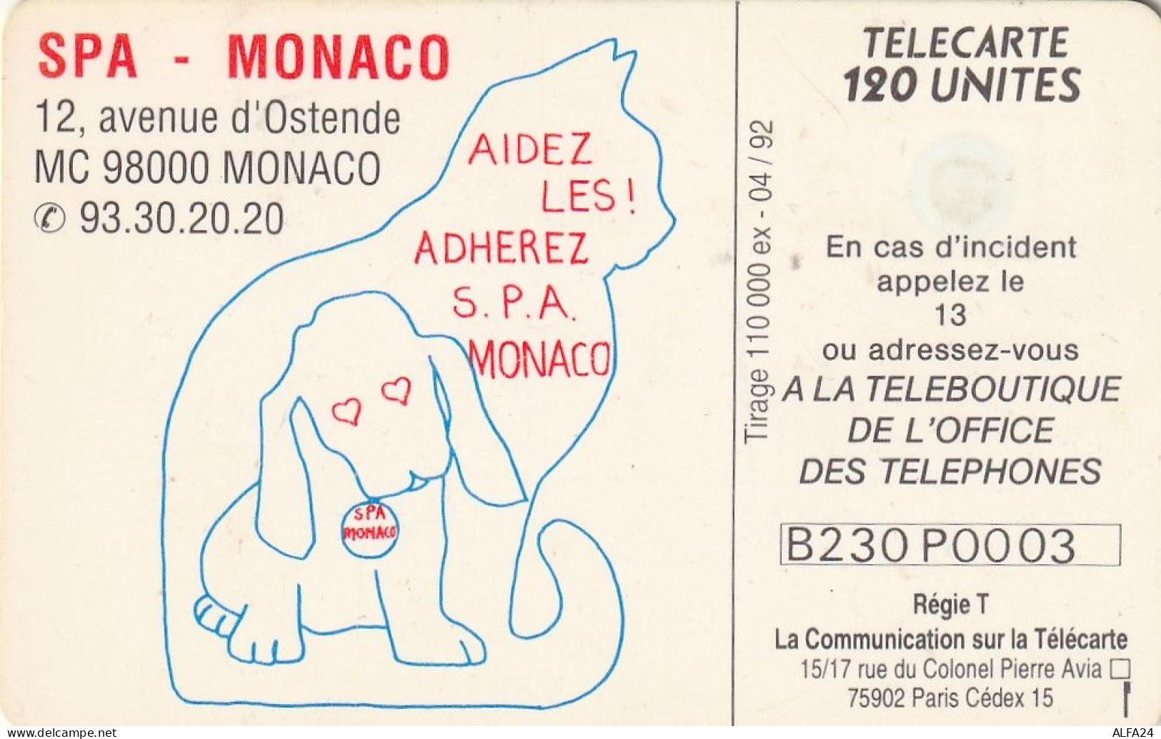 PHONE CARD MONACO  (E58.23.8 - Monace