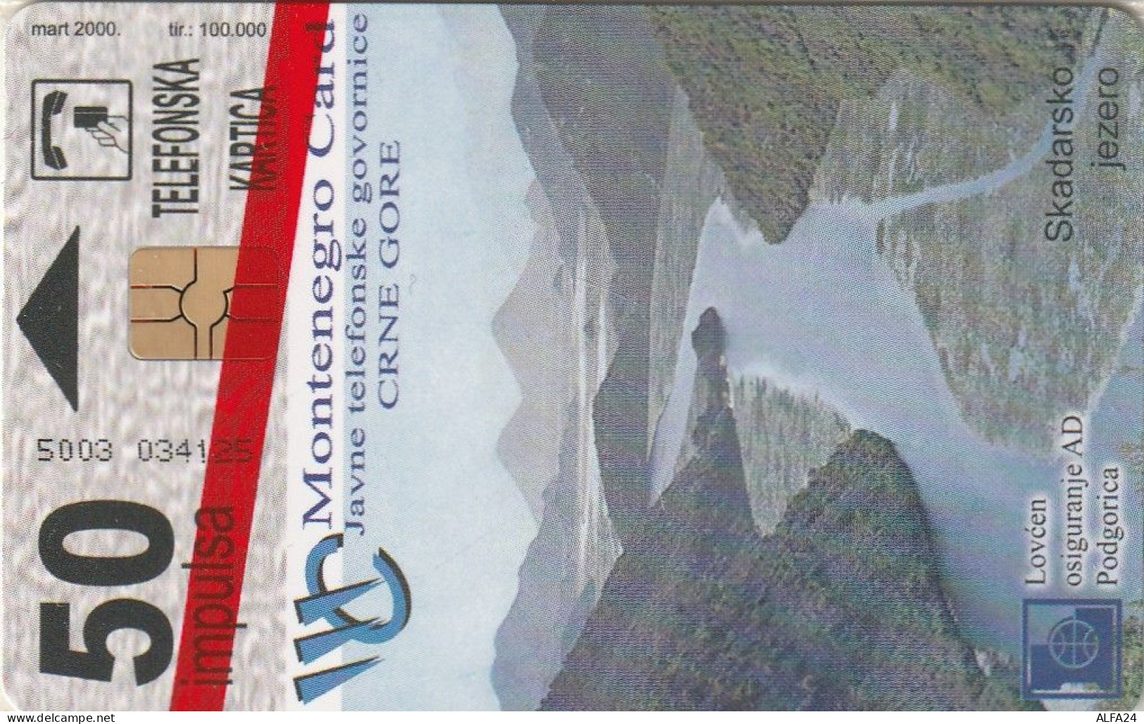 PHONE CARD MONTENEGRO BLISTER (E58.6.6 - Montenegro