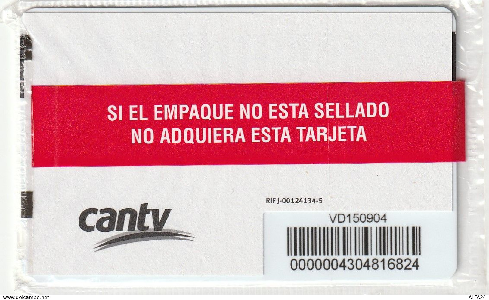 PHONE CARD VENEZUELA BLISTER (E58.13.5 - Venezuela