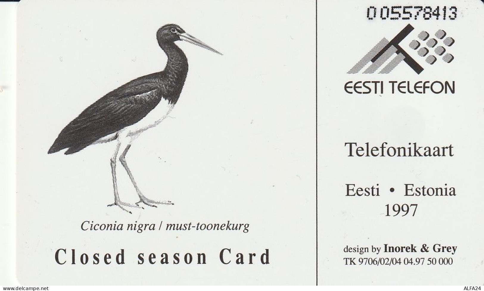 PHONE CARD ESTONIA  (E58.5.5 - Estonie