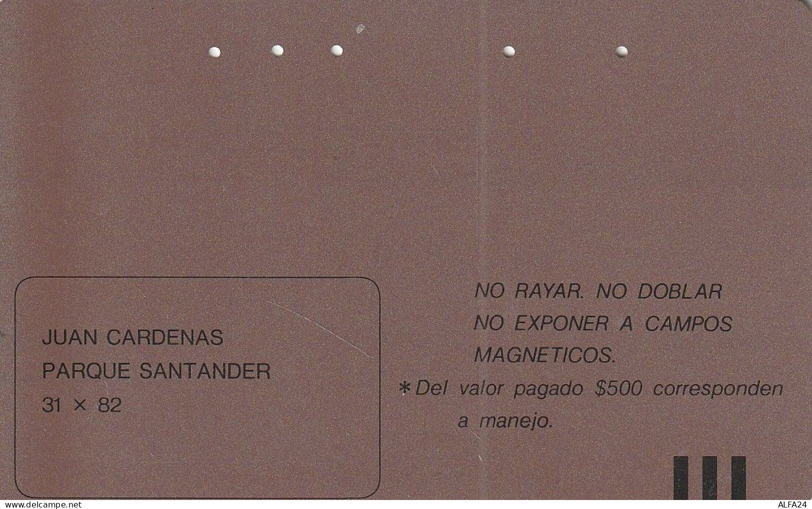 PHONE CARD COLOMBIA  (E57.21.1 - Kolumbien