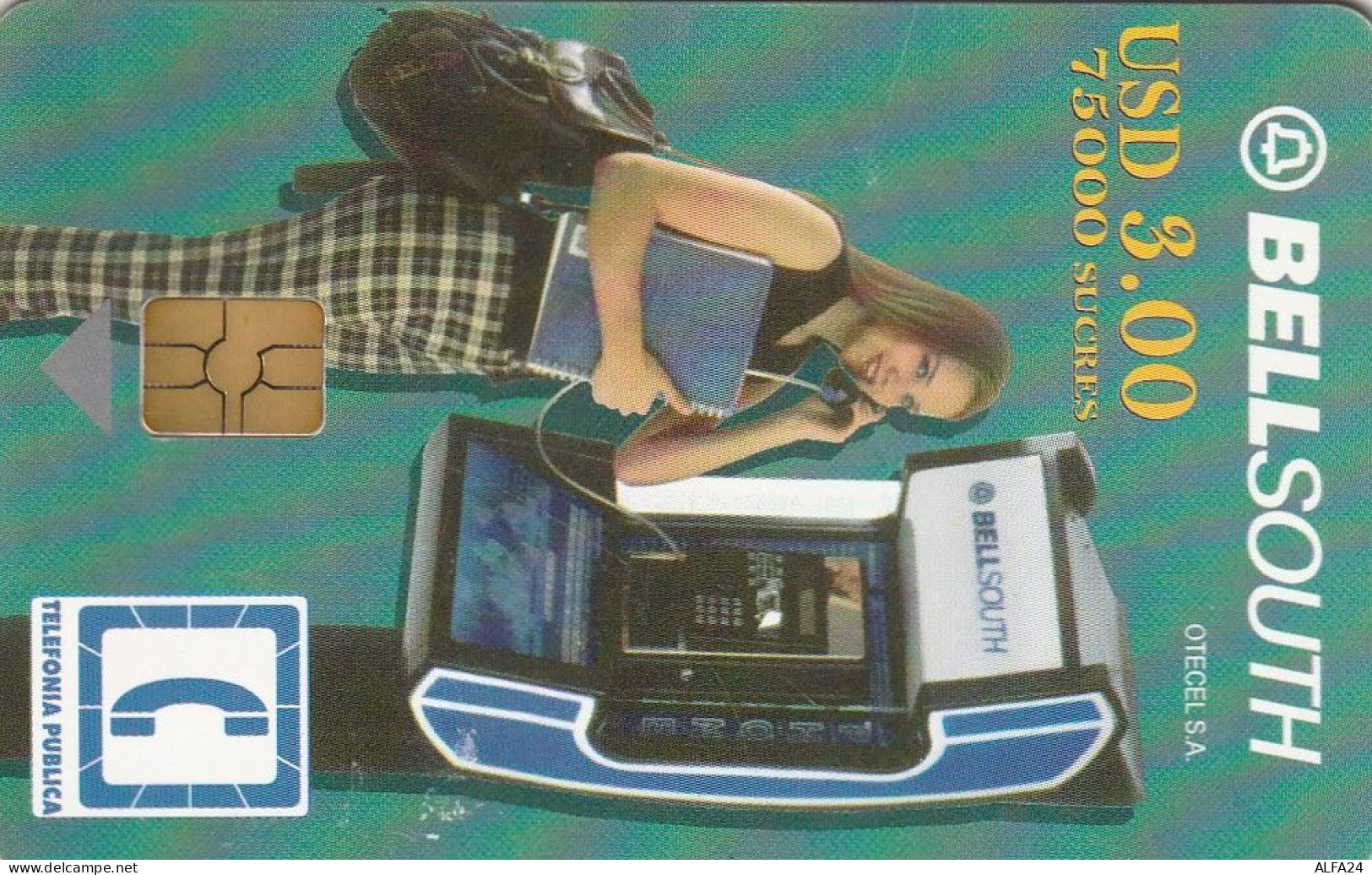 PHONE CARD ECUADOR  (E57.12.6 - Equateur