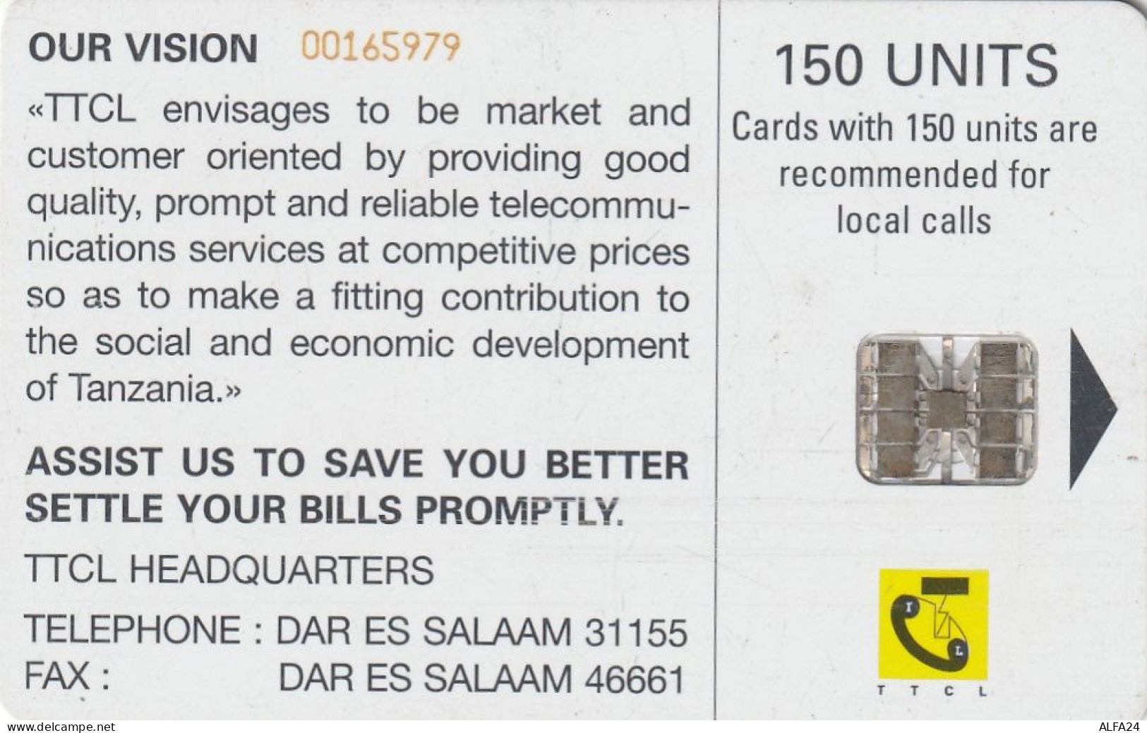 PHONE CARD TANZANIA  (E57.14.2 - Tanzania