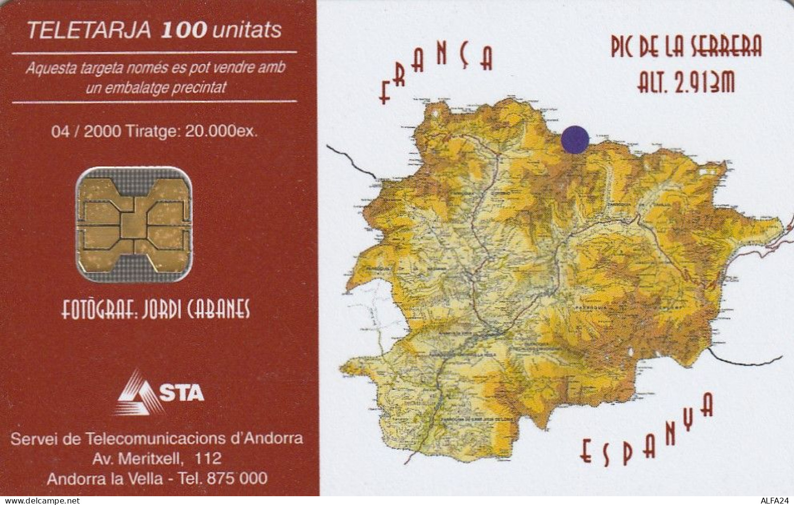 PHONE CARD ANDORRA  (E57.11.1 - Andorre