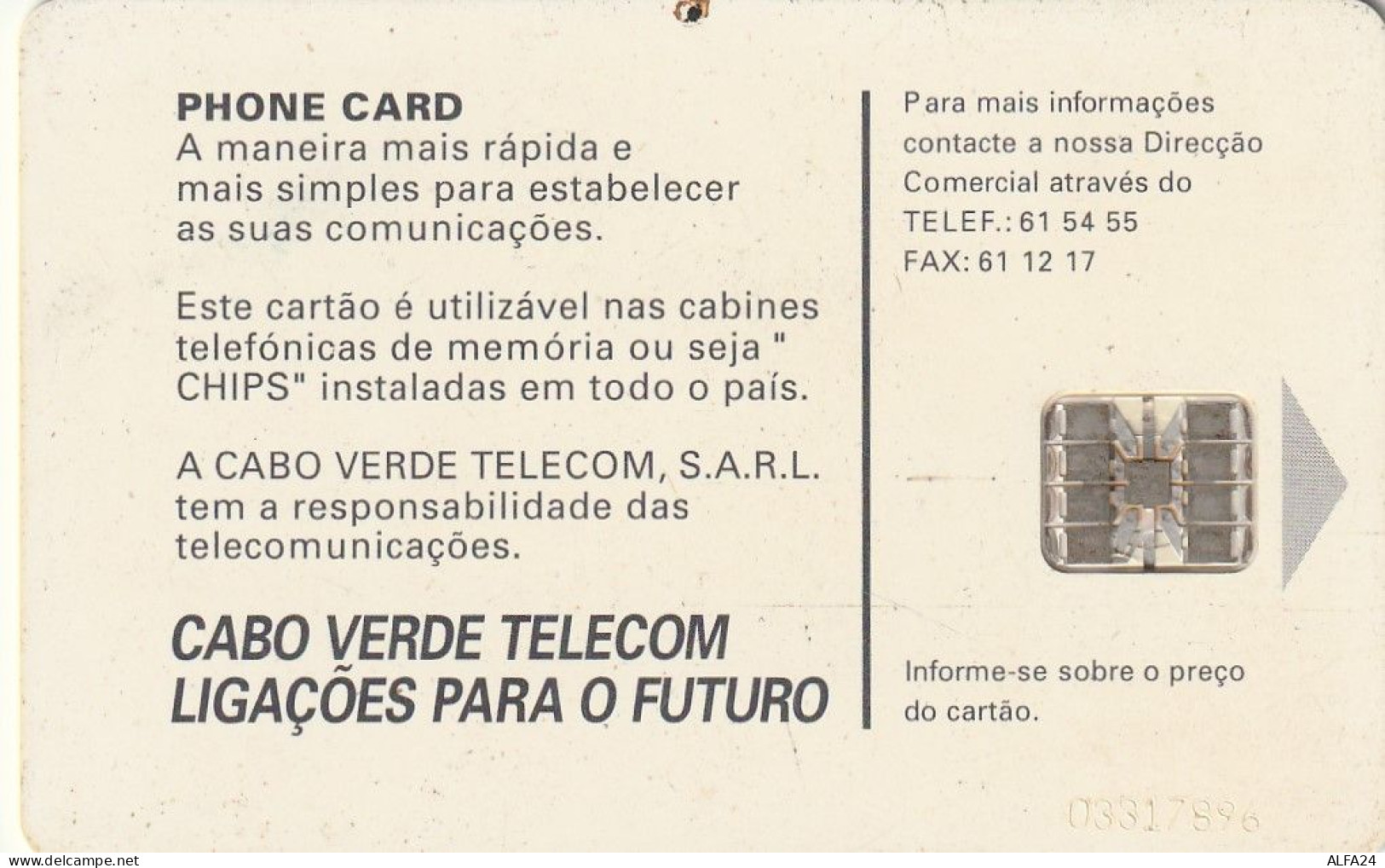 PHONE CARD CABO VERDE  (E57.2.6 - Kaapverdische Eilanden