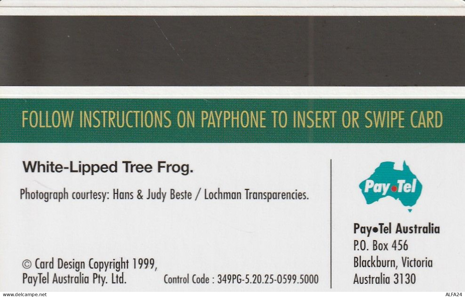 PHONE CARD AUSTRALIA PAYTEL (E56.40.8 - Australie