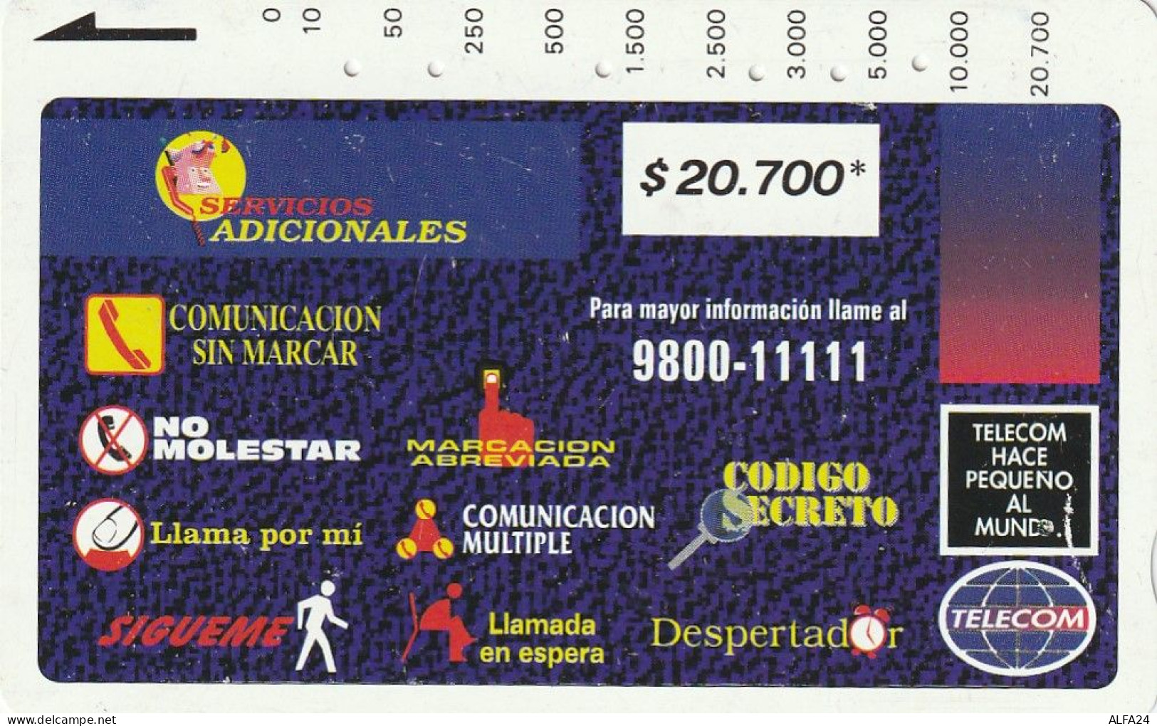 PHONE CARD COLOMBIA  (E56.24.6 - Colombie