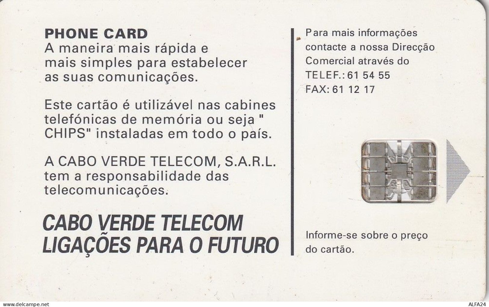 PHONE CARD CABO VERDE  (E56.28.1 - Kaapverdische Eilanden