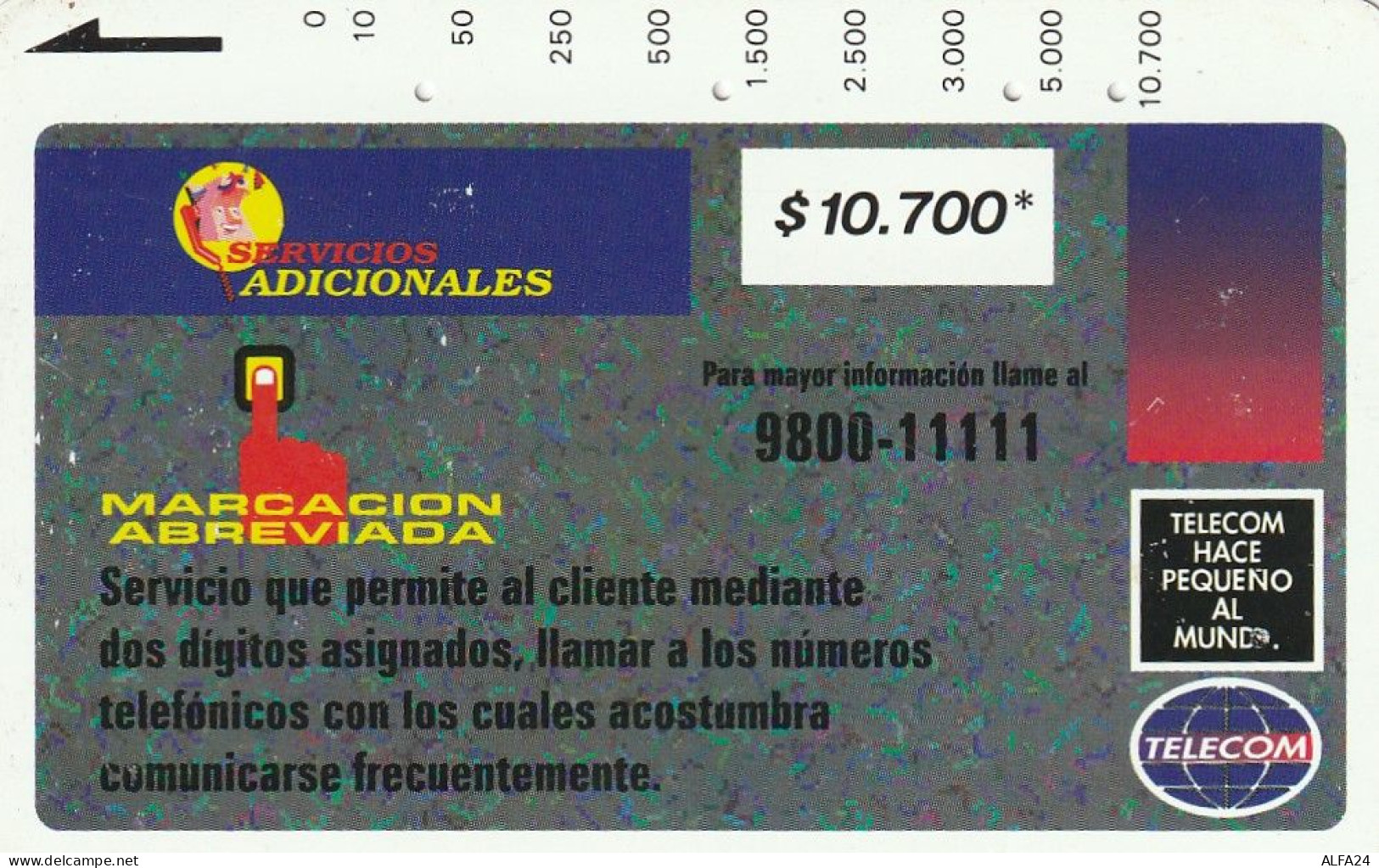 PHONE CARD COLOMBIA  (E56.21.7 - Colombia