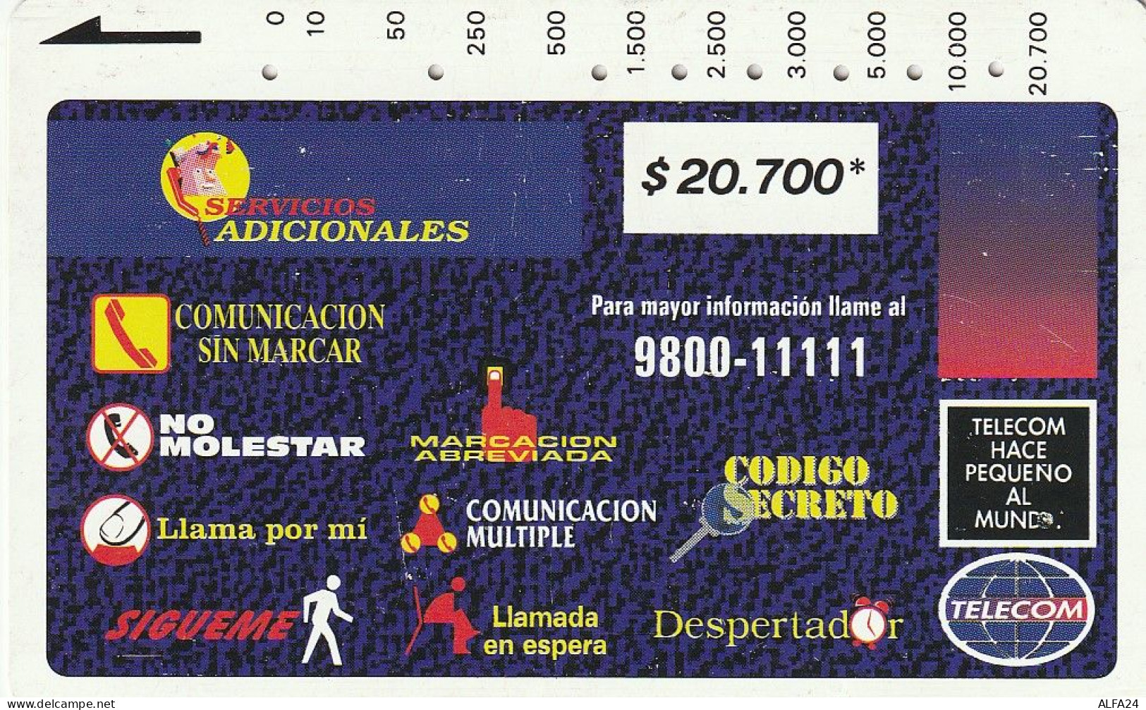 PHONE CARD COLOMBIA  (E56.21.5 - Colombie