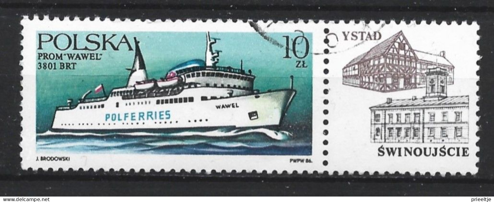 Poland 1986 Ship   Y.T. 2840 (0) - Oblitérés