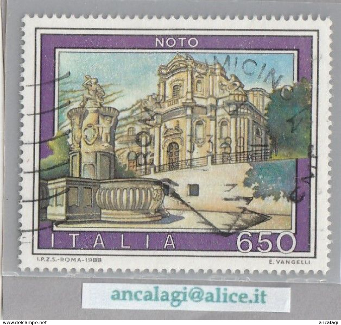 USATI ITALIA 1988 - Ref.0573C "PROPAGANDA TURISTICA" 1val. - - 1981-90: Used