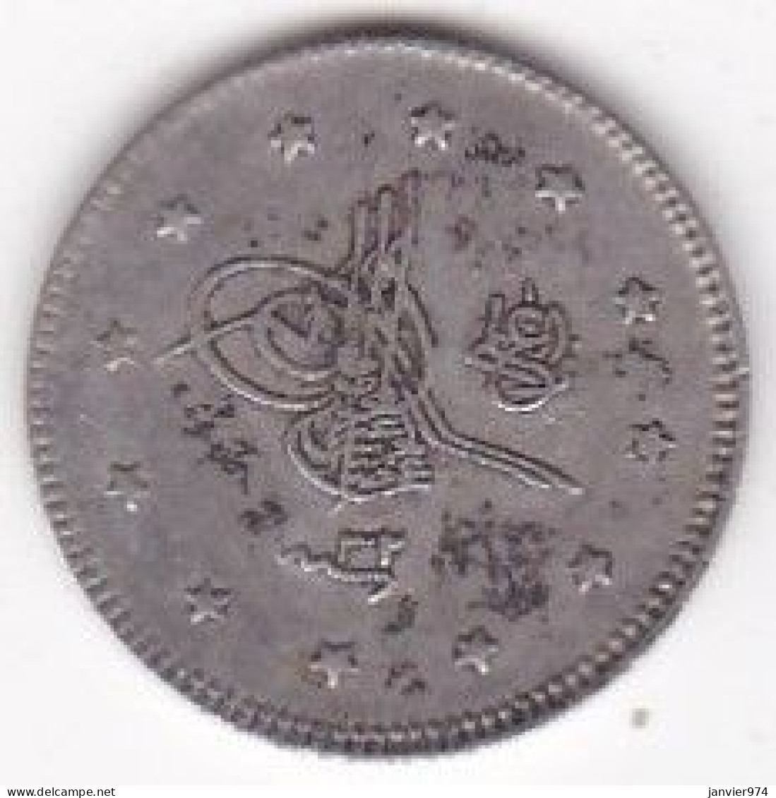 Turquie , 2 Kurush AH 1293 – 1906 Year 32 Abdul Hamid II, En Argent ,KM# 736 - Turkije