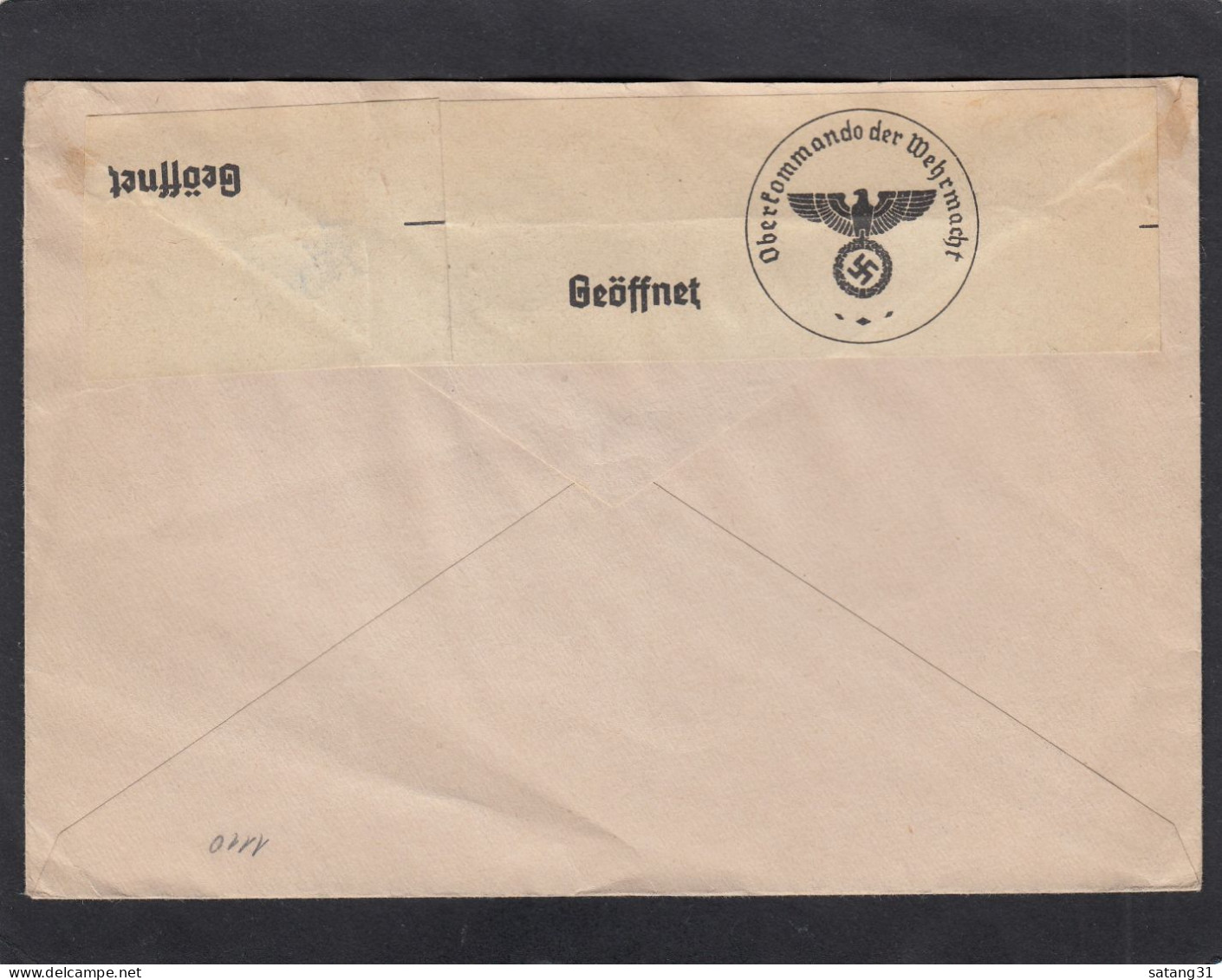 FIRMENBRIEF AUS ST. GALLEN, MIT FREISTEMPEL,NACH DEUTSCHLAND,VON DER DEUTSCHE ZENSUR GEÖFFNET,OKW,1940. - Lettres & Documents